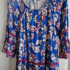 Large Fever floral print top